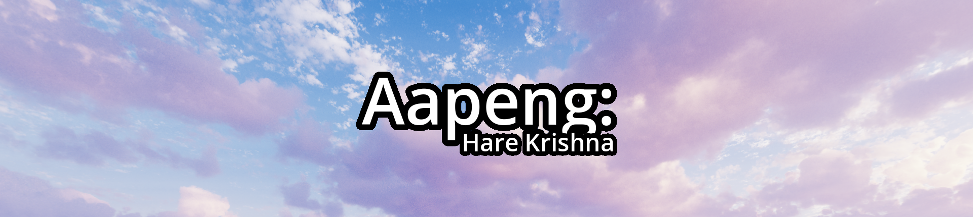 Aapeng: Hare Krishna