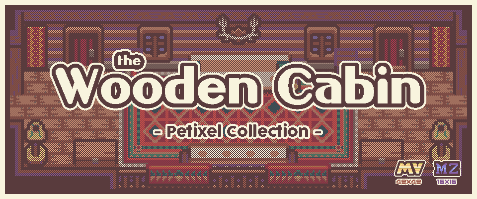 Petixel Wooden Cabin Asset Pack- Tileset and furnitures
