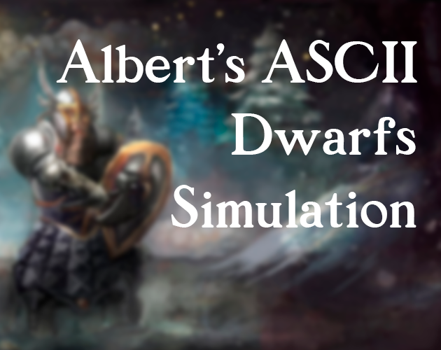 Albert's ASCII Dwarfs Simulation
