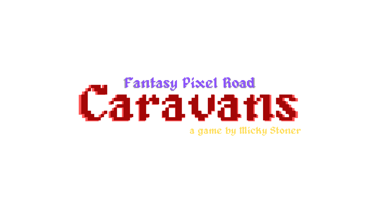 Fantasy Pixel Road Caravans