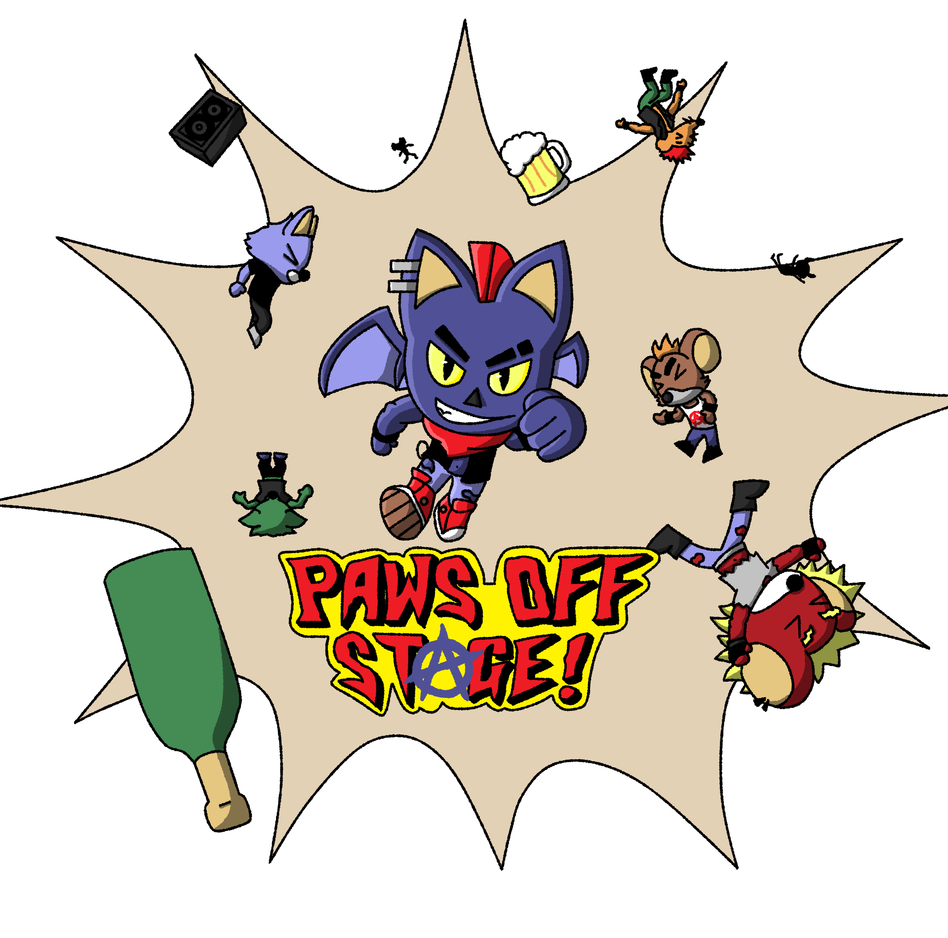 Paws Off Stage! Demo