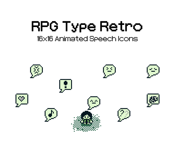 16x16 Animated Speech Icons