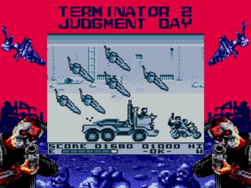 Terminator 2: Judgment Day (ターミネーター2) SGB Enhanced (Super Game Boy)