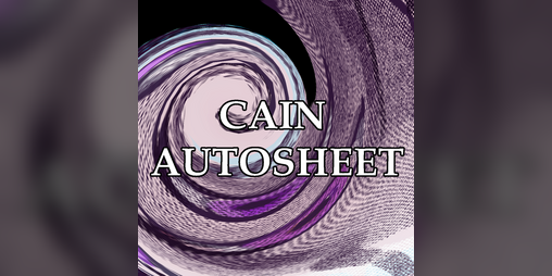 Cover image for CAIN Autosheet