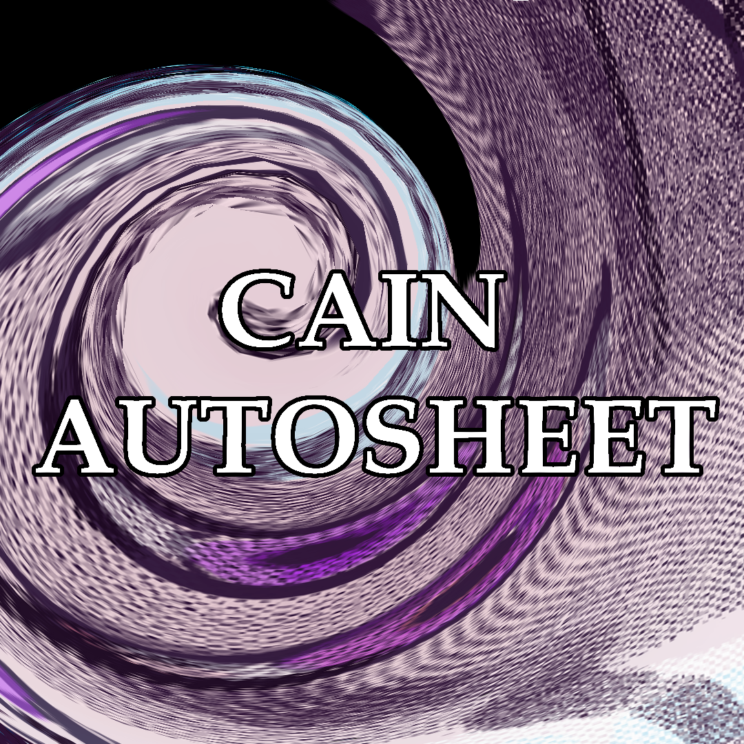 Cover image for CAIN Autosheet