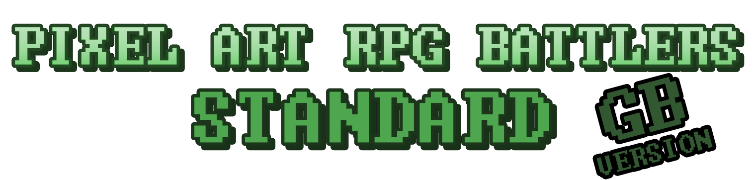 Pixel Art RPG Battlers - Standard - GB Version
