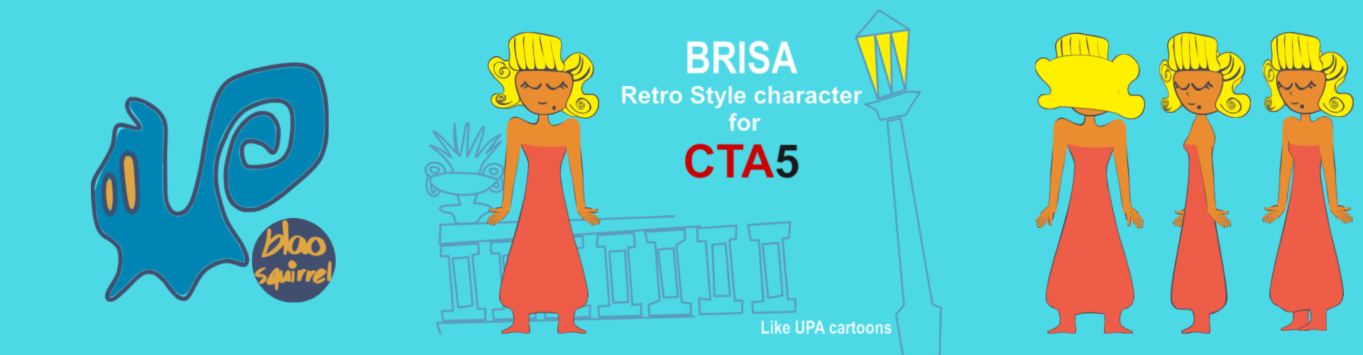 Brisa – Character for Cartoon Animator 5