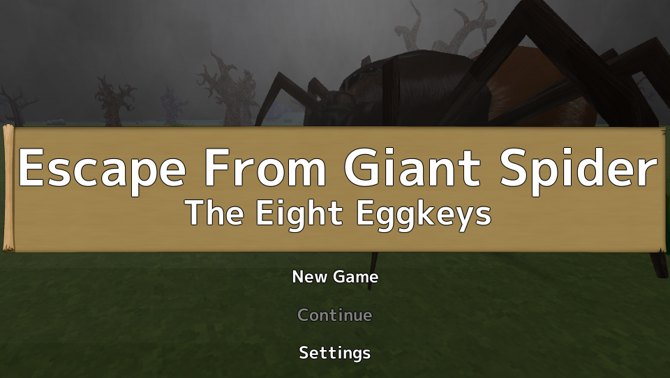 Escape From Giant Spider: The Eight Eggkeys