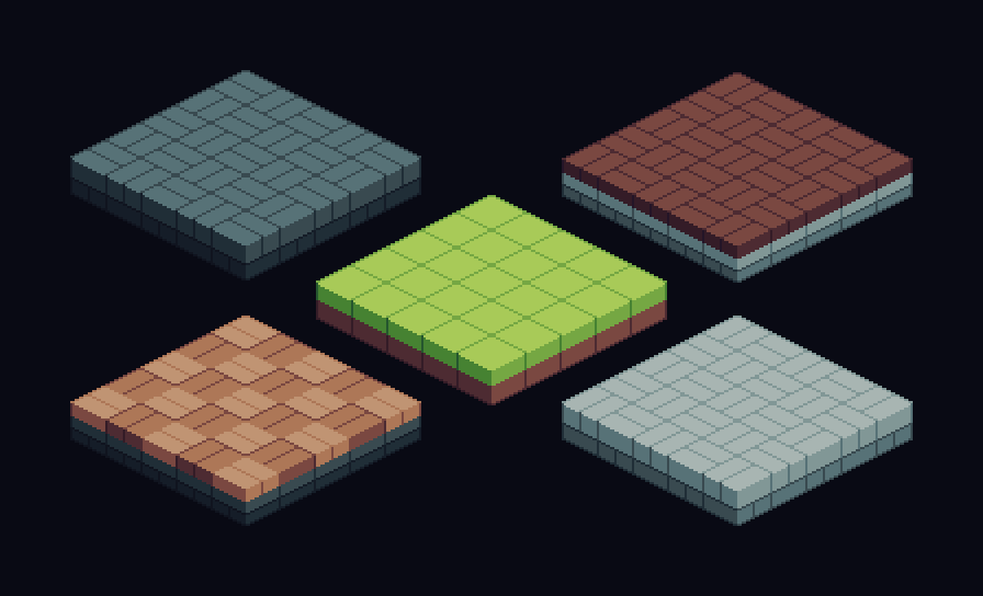 Isometric blocks Pixel 64x64