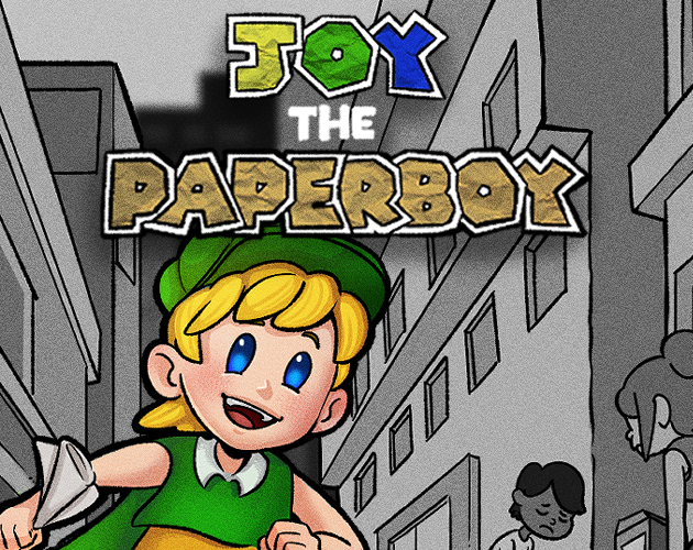 Cover image for Joy The Paperboy