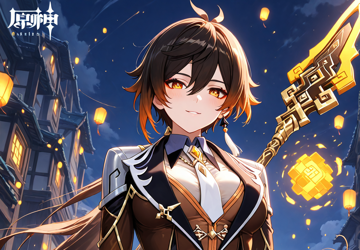 Zhongli Genshin Impact P1 By TheKingHarem