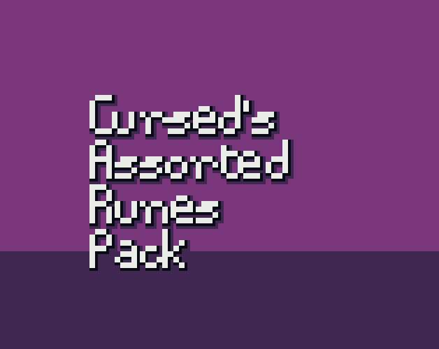 Cursed's Assorted Runes Pack by CursedCode