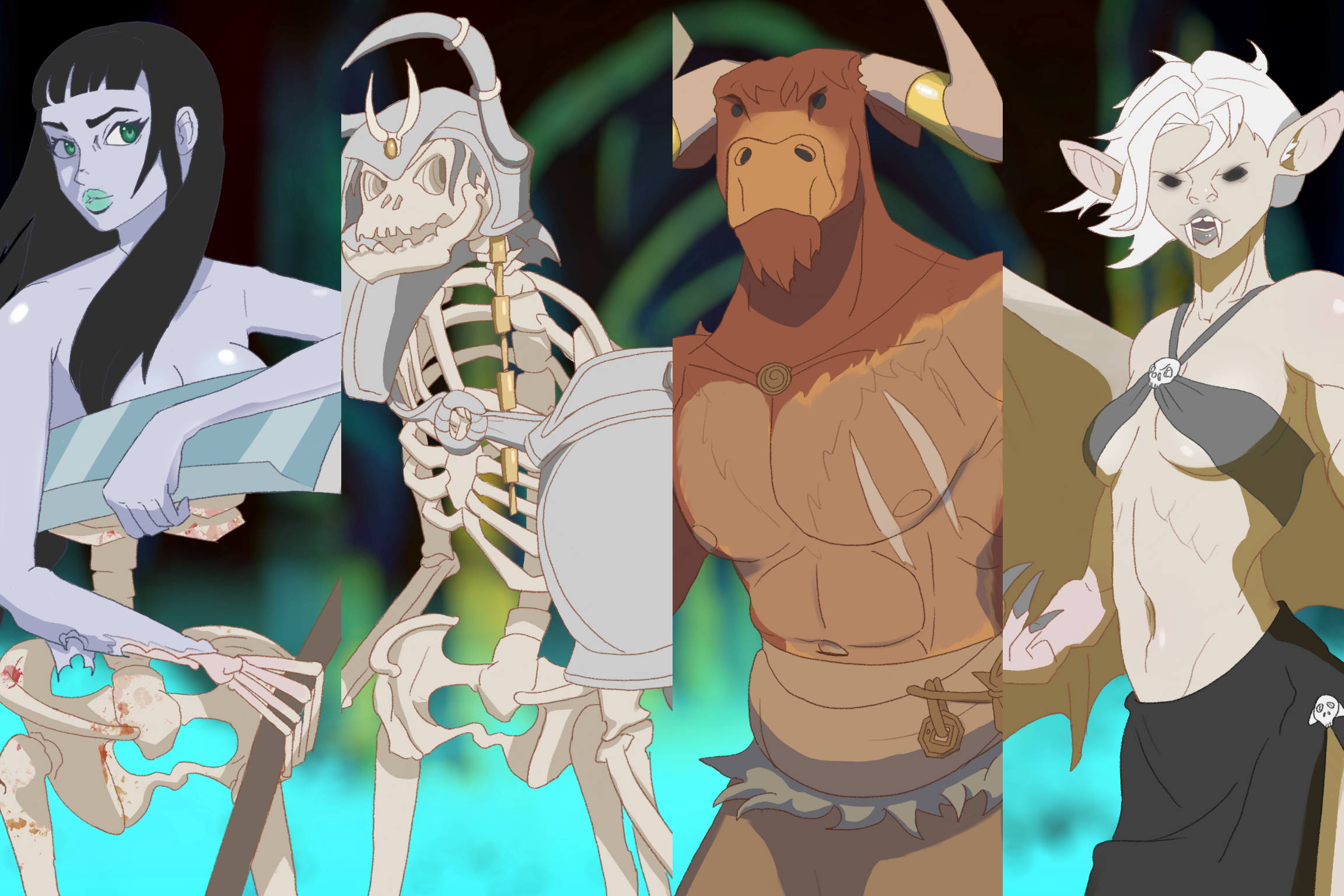 Dungeon Monsters Sprites