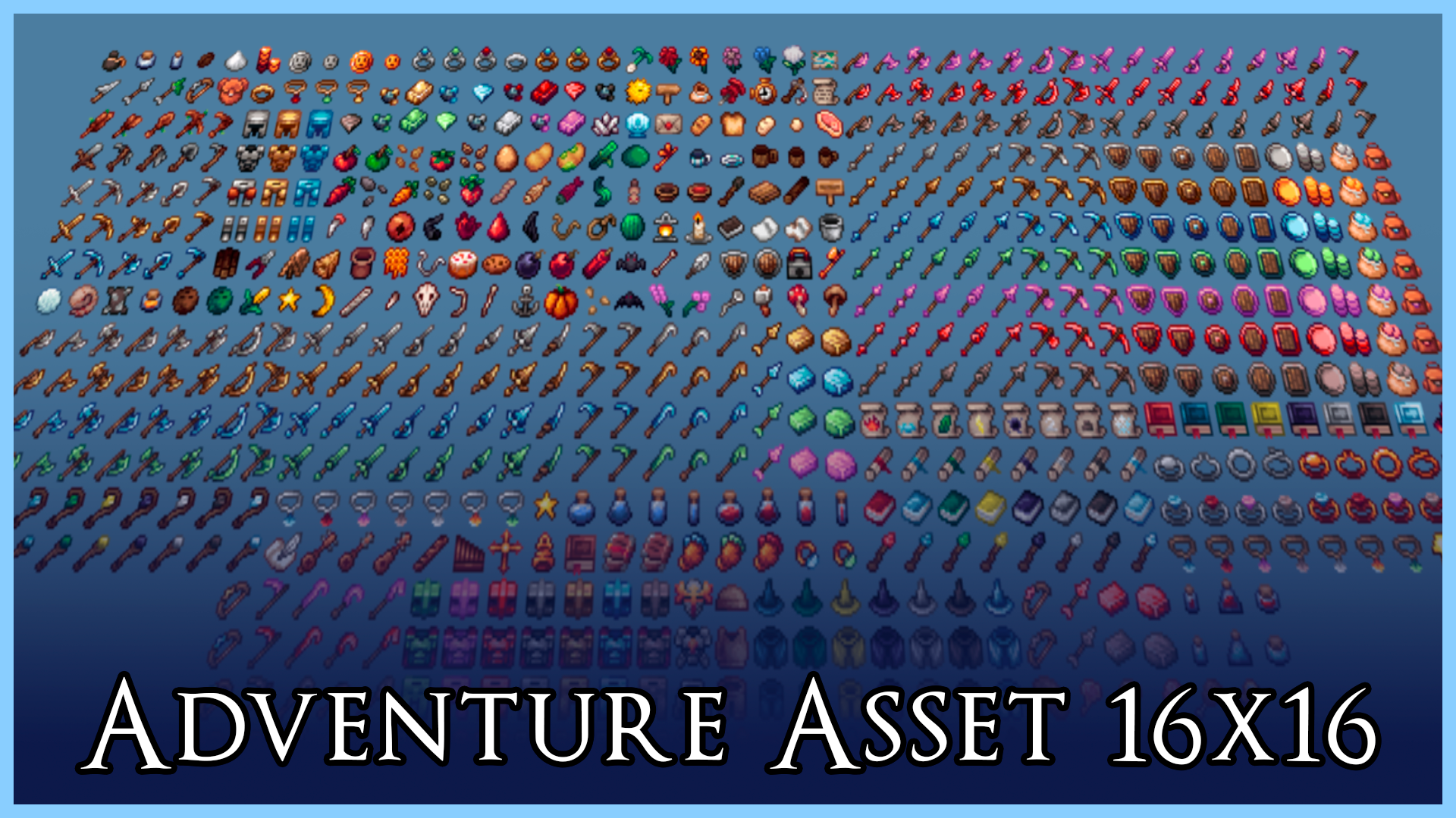 Adventure Asset (16x16) by KuronoPixel