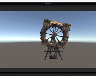 Steampunk Rustic Nightmare Ferris Wheel
