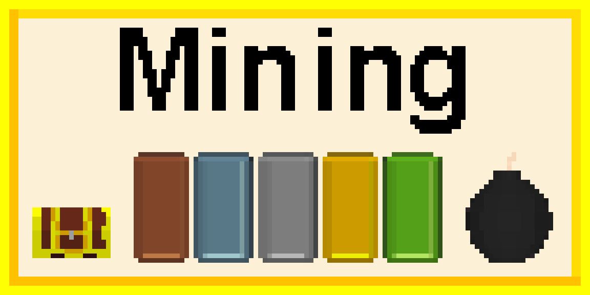 Mining Basic Assets 3d Pixel Texture