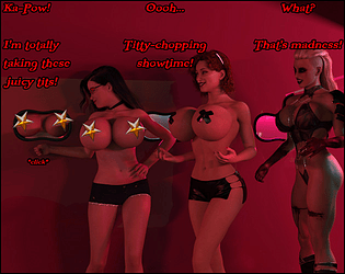 Busty Babes - Tit-Chopping Wall 01
