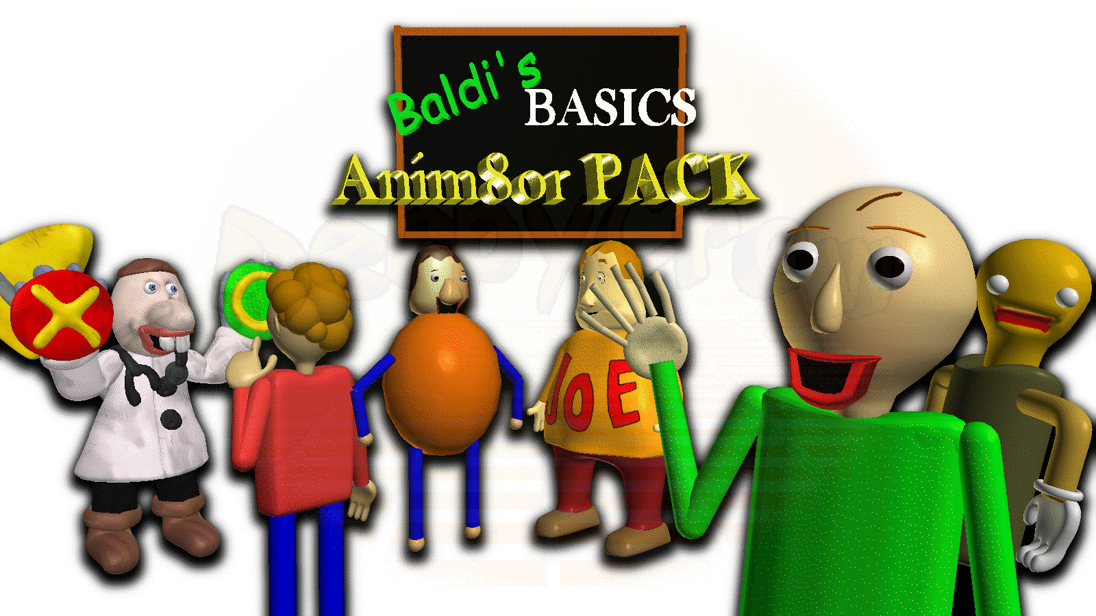 Baldi's Basics Anim8or PACK!