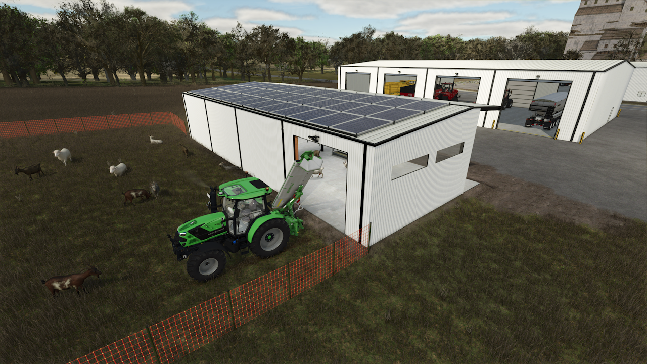 Cover image for FS25 Modern Metal Sheep Barn