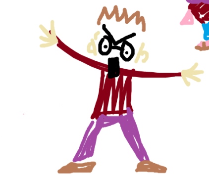 "RAHHHH, I'M GOING TO EAT YOUR SOUL!!!"