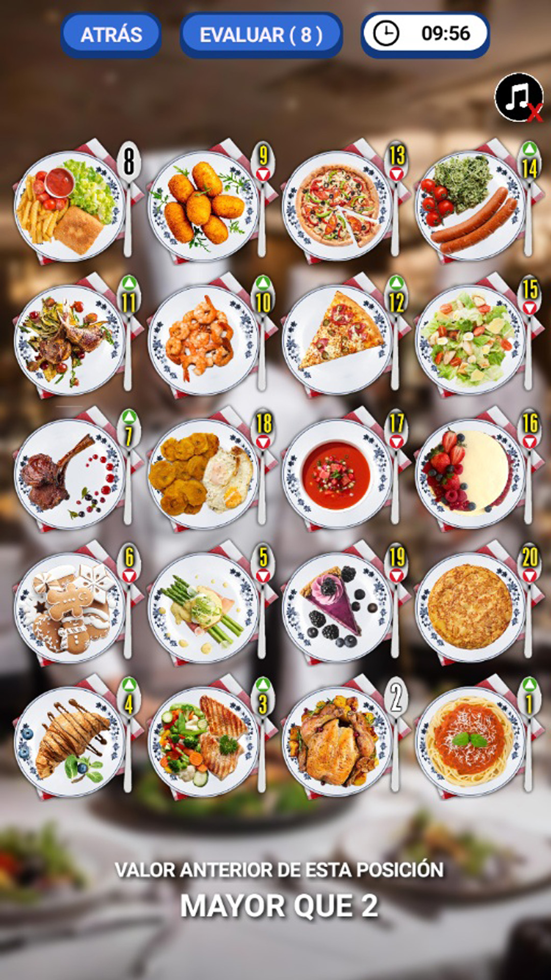 Perfect Order Puzzle: The Menu1 Perfect Order Puzzle: The Menu1