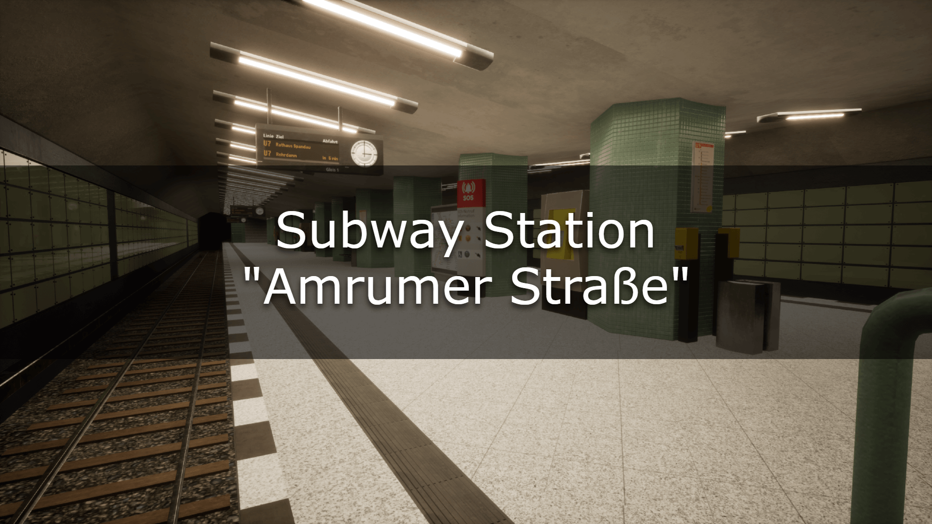 Subway Station - 3D Environment
