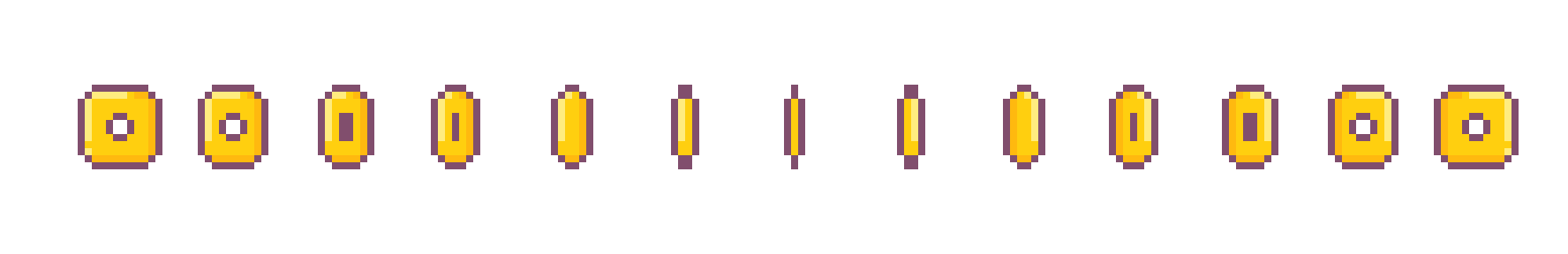 Pixel Animated Coin