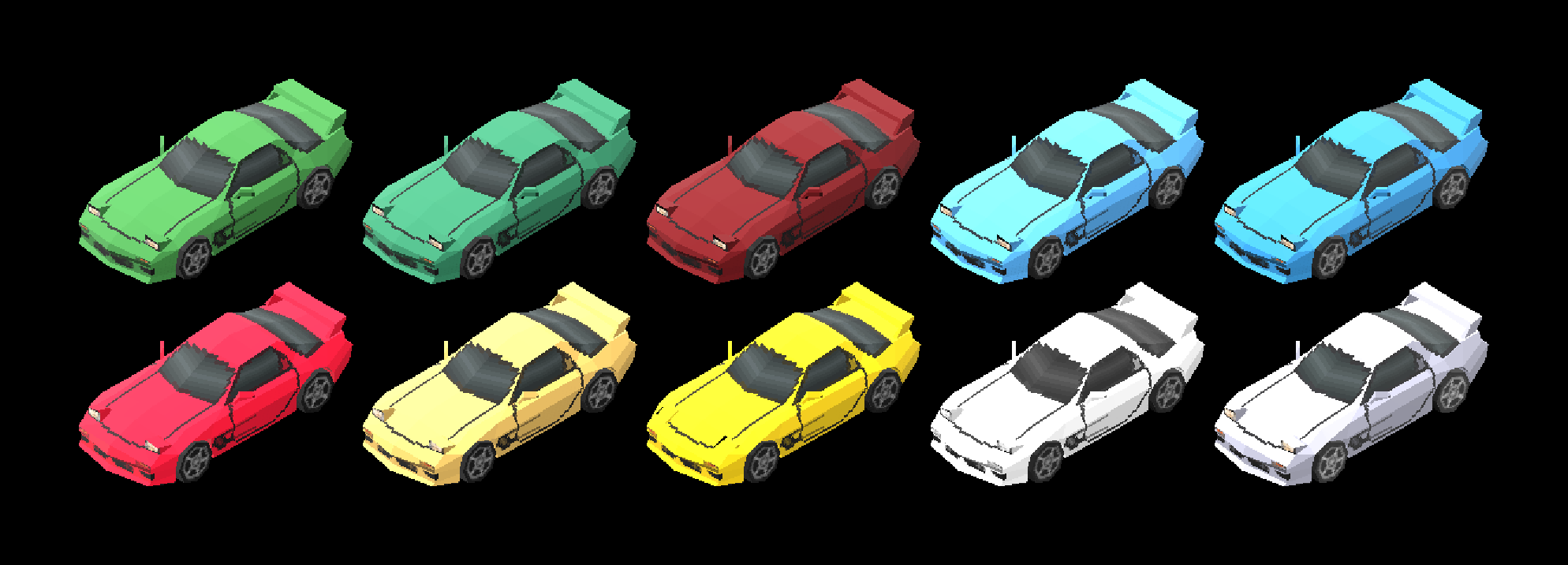 PSX Car - 2 Seater Coupe