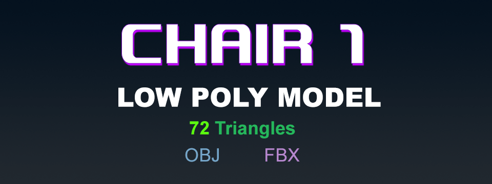 Low Poly Chair