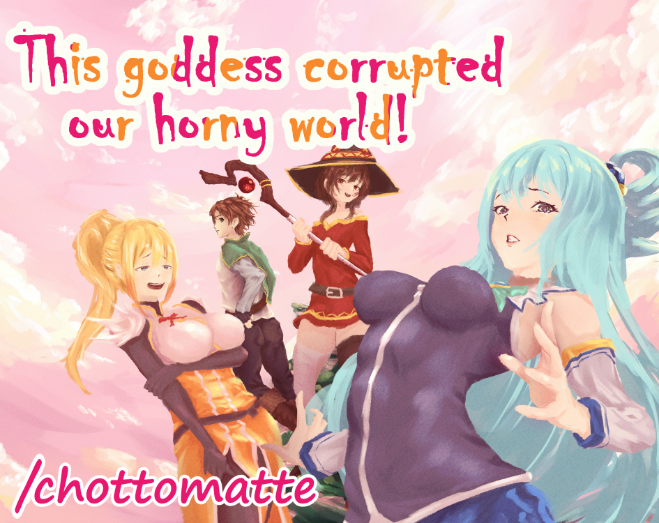 Cover image for This goddess corrupted our horny world
