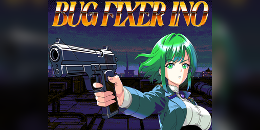 Cover image for BUG FIXER INO(PC98-like visual novel)