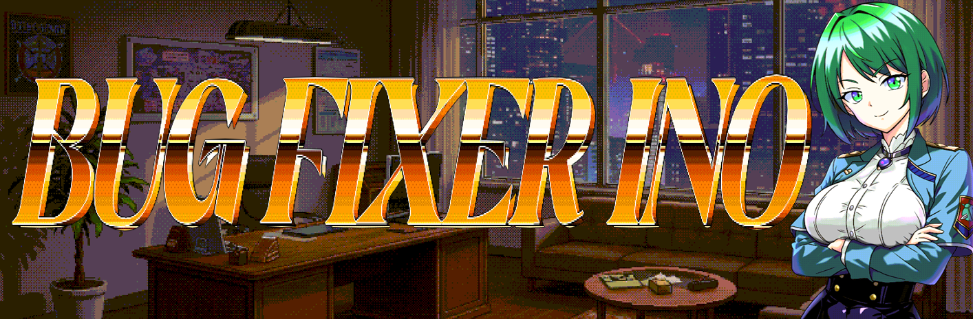 BUG FIXER INO(PC98-like visual novel)