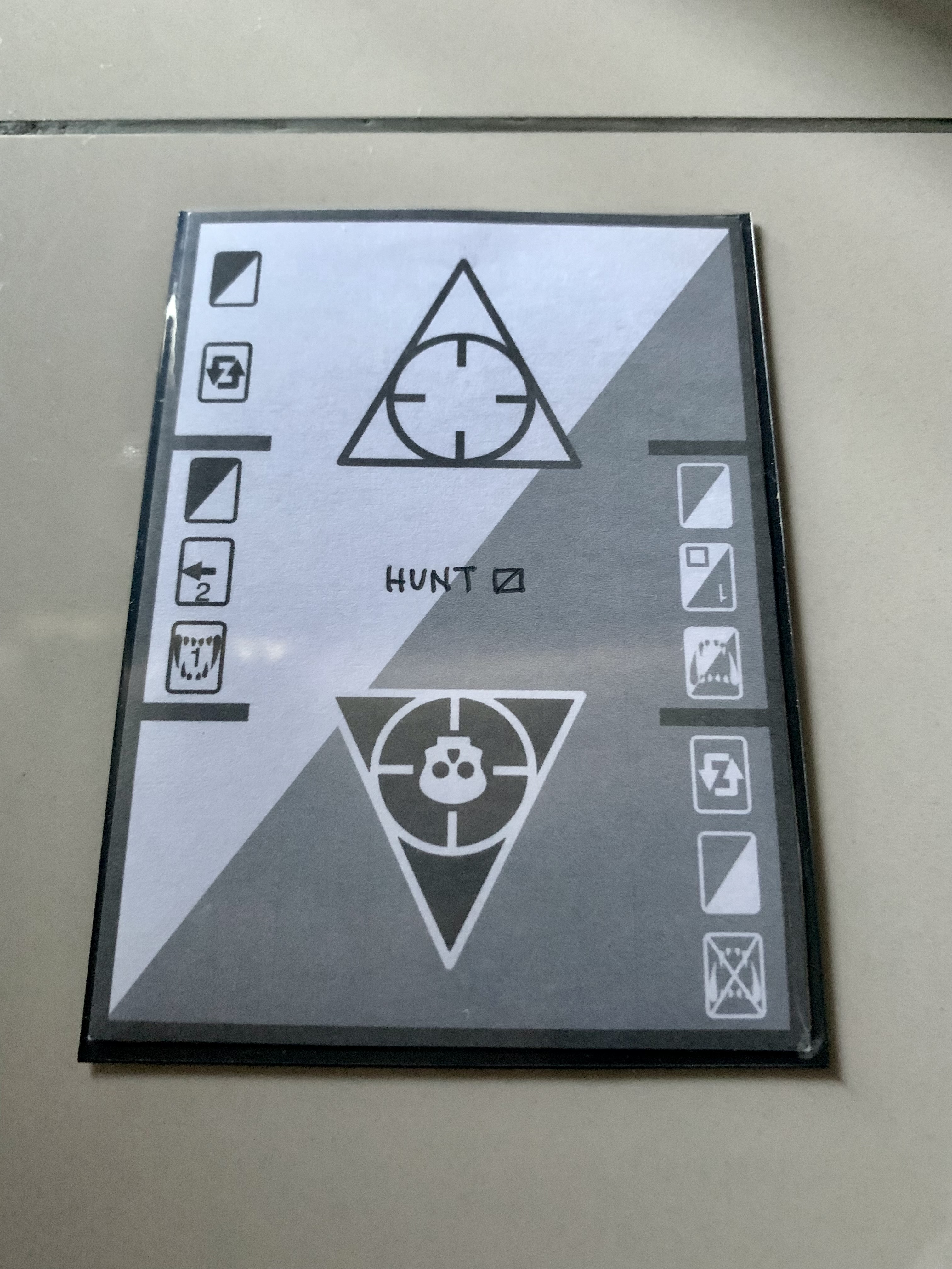Rifle card