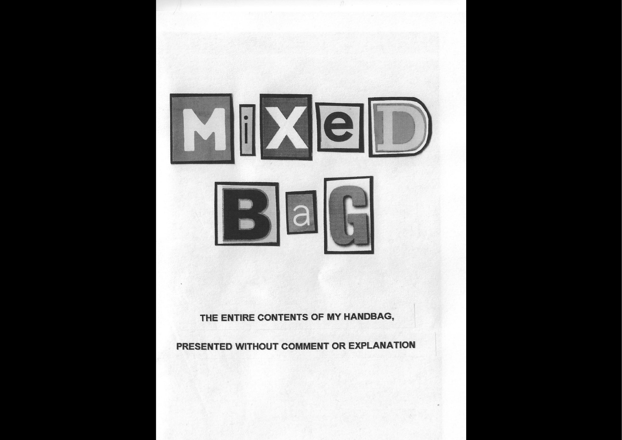 Cover image for Mixed Bag Zine