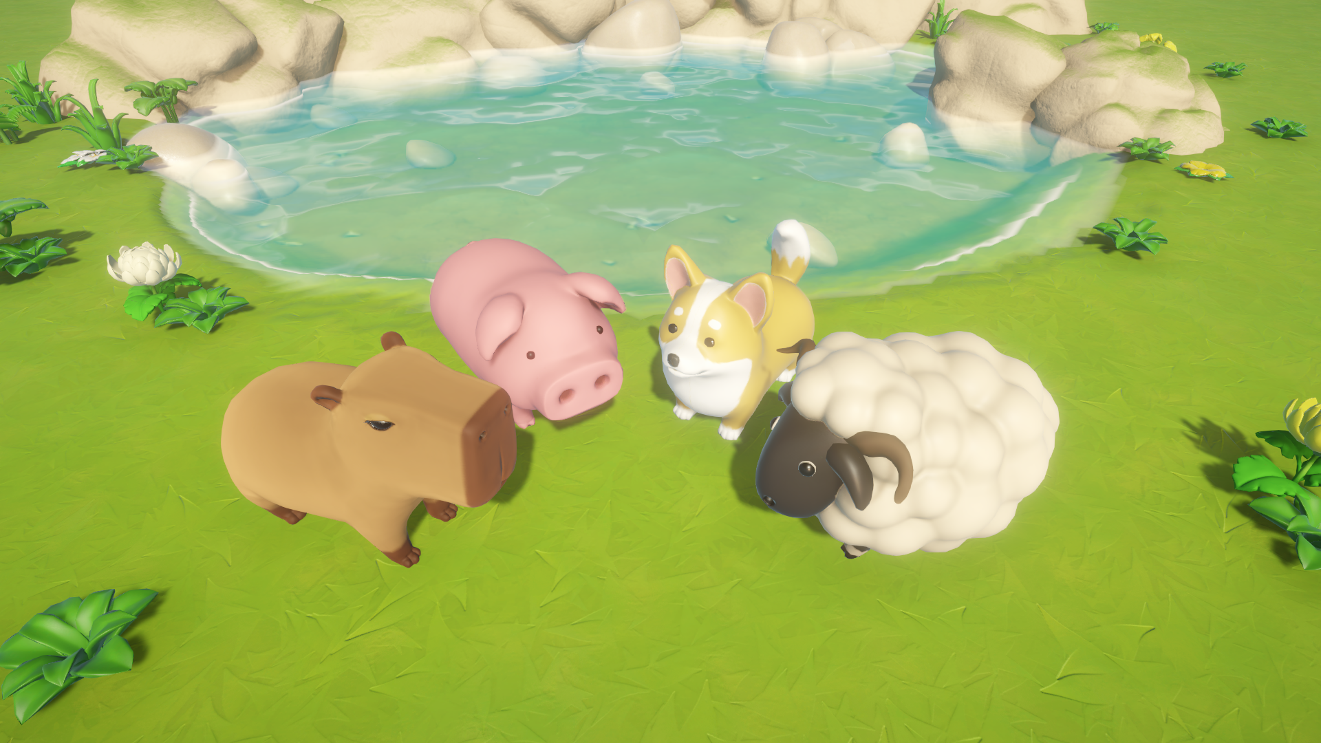 Stylized Cute Critters Set