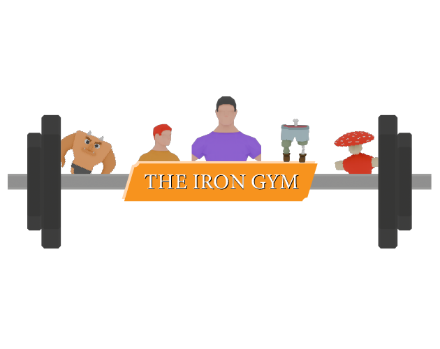 Cover image for THE IRON GYM
