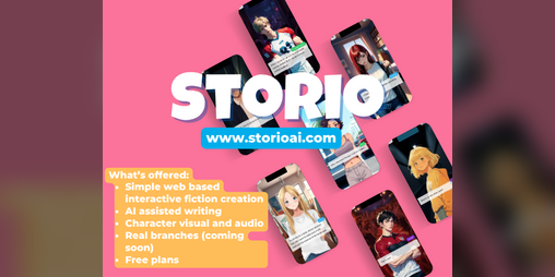 Cover image for Storio AI - Interactive Story Creation - AI Powered