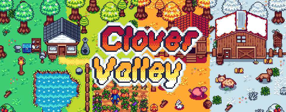 Clover Valley: 16×16 Farming RPG Asset Pack