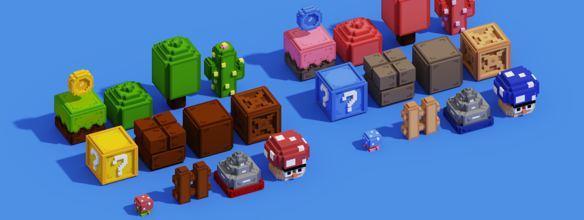 Voxel Platformer Pack
