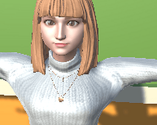Ayudante virtual mujer casual funcional