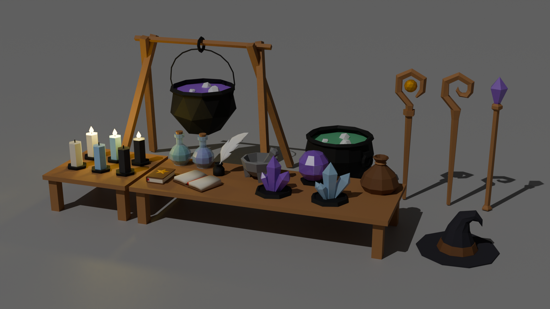 Magic Low Poly Pack