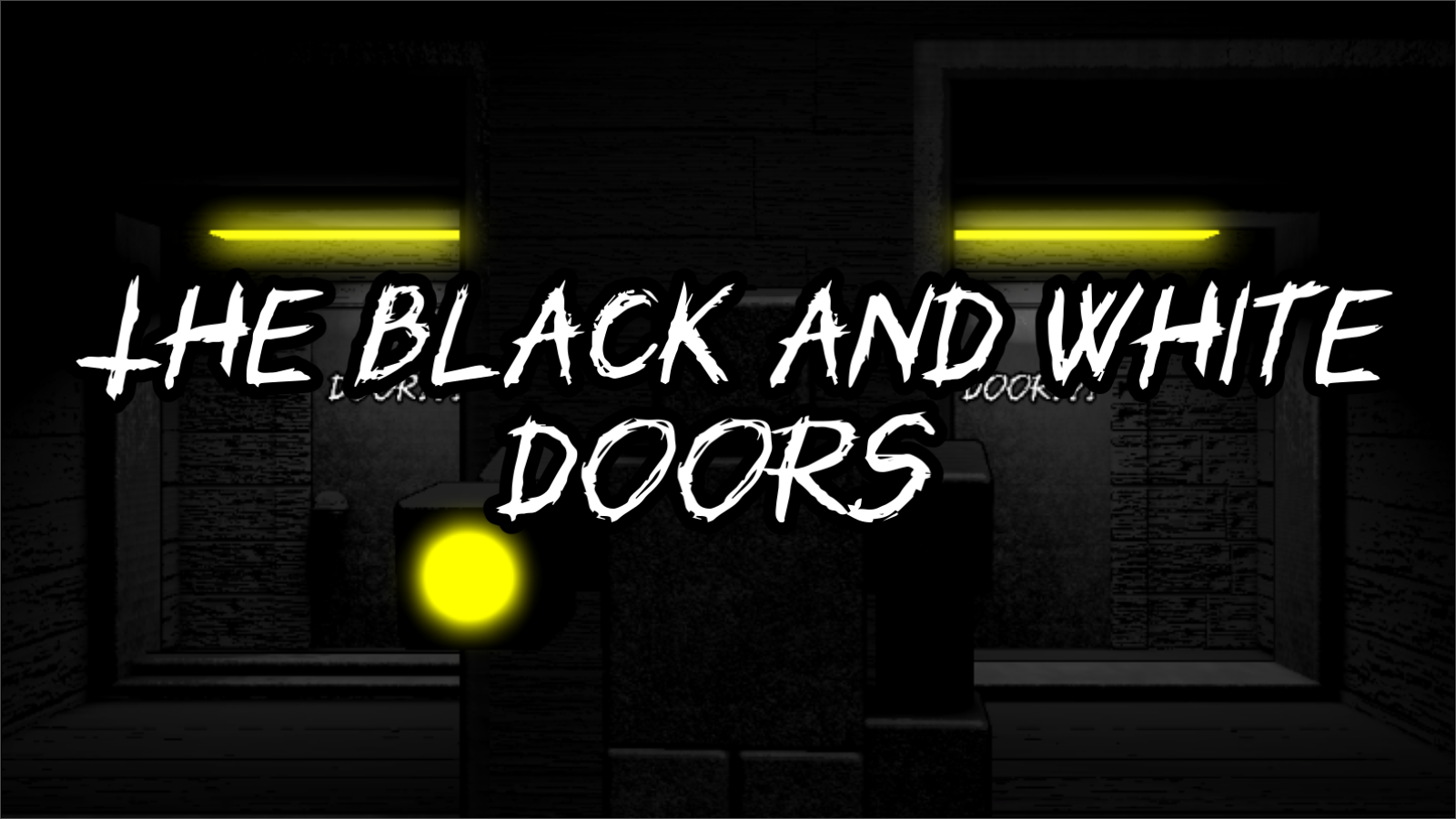 The black and white doors