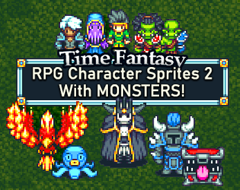 Time Fantasy RPG Sprites (with Monsters) by finalbossblues