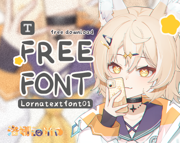 【font】自制洛娜手写英文体 - lornatextfont_01-Regular