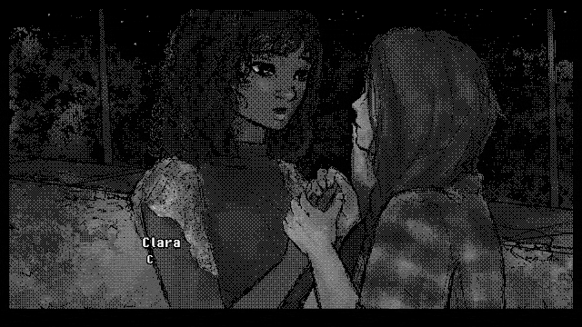 Margo talking to Clara