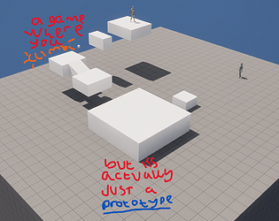 a game where you climb but its actually just a prototype