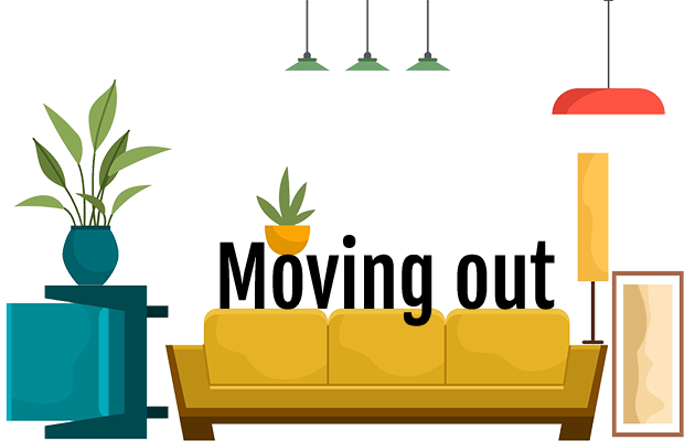 Moving out