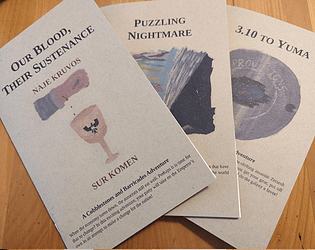 Zine Character Sheets