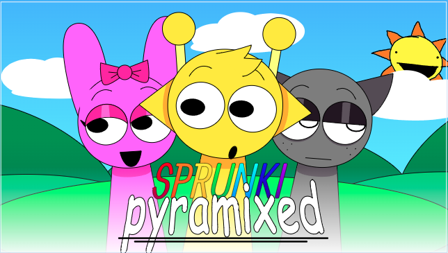 Cover image for Old Sprunki pyramixed with Temu YLSSO