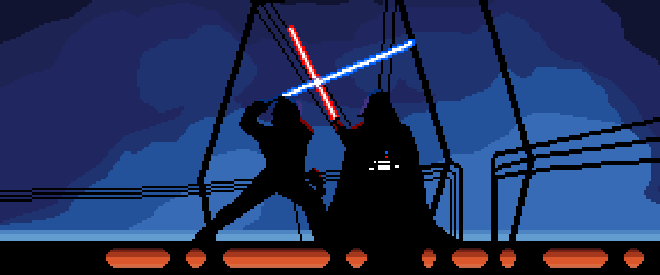 Star Wars Luke vs Vader Phone Wallpapers